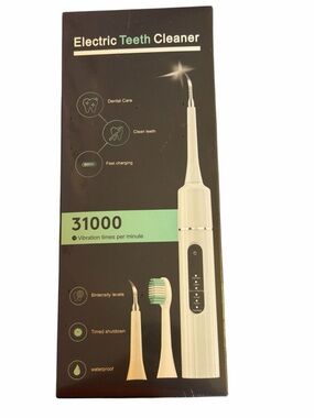 Electric Teeth Cleaner - Pink Sonic Dental Hygiene Device